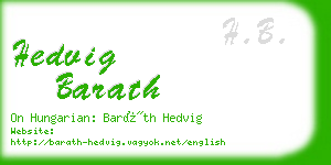 hedvig barath business card
